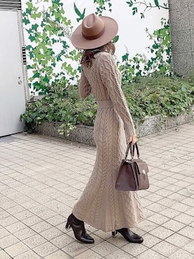 RESEXXYさん（レディース・161cm）の冬コーディネート
