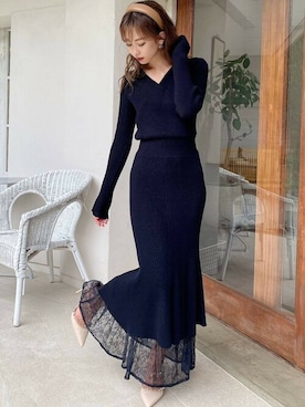 RESEXXYさん（レディース・157cm）の冬コーディネート