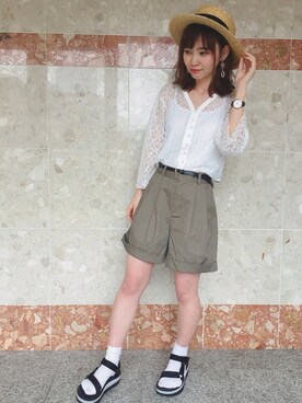 Haruna.さん（レディース・157cm）の春コーディネート