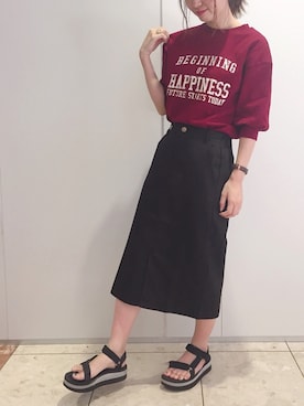 Haruna.さん（レディース・157cm）の夏コーディネート