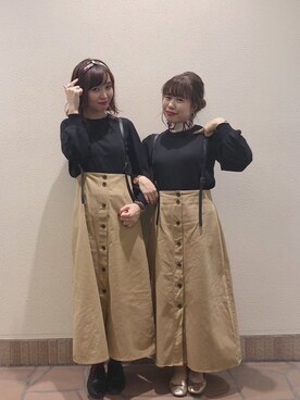 Haruna.さん（レディース・157cm）の秋コーディネート