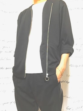 「TAKEO KIKUCHI（タケオキクチ）のアイテム（アクセサリー）」を使った、limoomilさん（メンズ・175cm）の春コーディネート