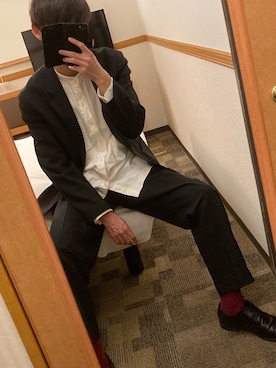 「H&M」｜「アイテム（その他アウター）」を使った、limoomilさん（メンズ・175cm）の秋コーディネート