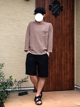 「TESTIFY（テスティファイ）のアイテム（キャスケット）」を使った、masaさん（メンズ・171cm）の夏コーディネート