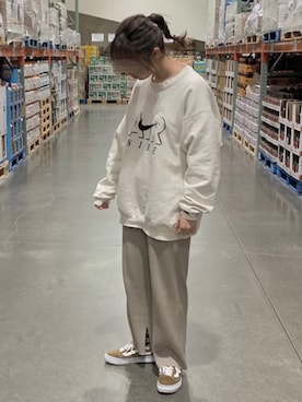 「Daniel Wellington（ダニエルウェリントン）の【Daniel Wellington】レザーバンド３６ＭＭ（アナログ腕時計）」を使った、oriさん（レディース・160cm）の春コーディネート