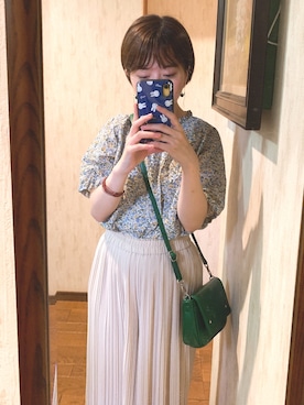 「おさんぽスタイル」｜「アイテム（パンツ）」を使った、陽向芽衣さん（レディース・151cm）の秋コーディネート