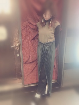 「yuumiARIA（ユウミアリア）のアイテム」を使った、muramotoさん（レディース・167cm）の冬コーディネート