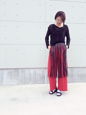 「ORiental TRaffic（オリエンタルトラフィック）の【再値下げ！SALE 50%OFF】【スポーツ系サンダル人気No1！】★スポーツサンダル★5203（サンダル）」を使った、muramotoさん（レディース・167cm）の夏コーディネート