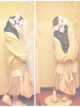 「POLO RALPH LAUREN（ポロ ラルフ ローレン）のジュニア ポロ ラルフローレン POLO CARSON HI（スニーカー）」を使った、うささん（レディース・153cm）の春コーディネート