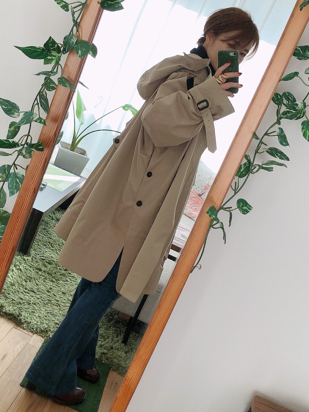 Valentino トレンチコート 新品 VALENTINO ヴァレンティノ Vロゴプリント トレンチコート