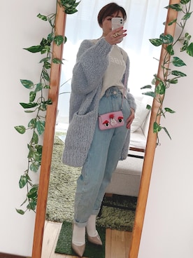 「VALENTINO（ヴァレンティノ）のアイテム（パンプス）」を使った、Mitsiさん（レディース・153cm）の冬コーディネート