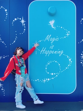 「UNIF（ユニフ）のアイテム（バッグ）」を使った、イロハ レナさん（レディース・163cm）の秋コーディネート