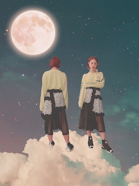 「5252（ゴーニーゴーニー）のアイテム（トップス）」を使った、イロハ レナさん（レディース・163cm）の秋コーディネート