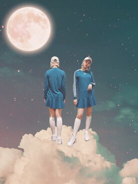 「HARVARD（ハーバード）のアイテム（キャップ）」を使った、イロハ レナさん（レディース・163cm）の秋コーディネート