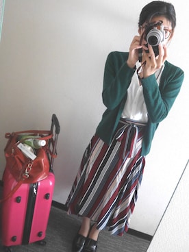 「antic rag（アンティックラグ）のアイテム」を使った、x(Shiho)xさん（レディース・155cm）の秋コーディネート