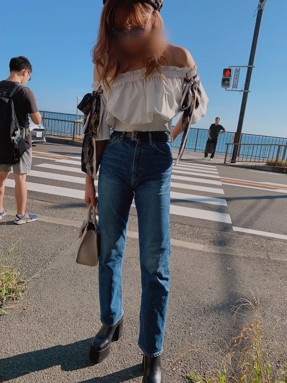 eimy istoire❤︎スカーフリボンオフショルダートップス❤︎eimy EIMY ISTOIRE エイミーイストワール eimy istoire スカーフリボンオフ