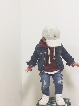 ◡̈ nosu.Kさん（キッズ・80cm）の冬コーディネート