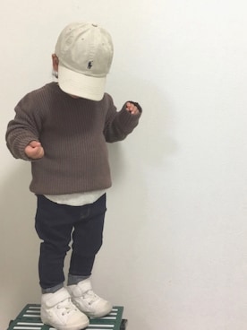 ◡̈ nosu.Kさん（キッズ・80cm）の冬コーディネート