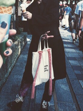 「Yohji Yamamoto（ヨウジヤマモト）のアイテム（チェスターコート）」を使った、yamayamaさん（メンズ・168cm）の冬コーディネート