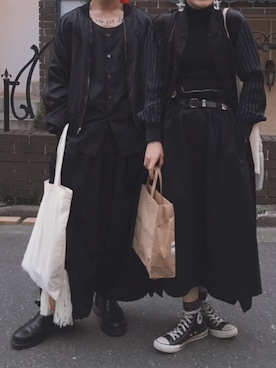 「vetements」｜「アイテム（その他アウター）」を使った、yamayamaさん（メンズ・168cm）の春コーディネート