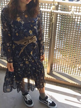 kさん（レディース・160cm）の春コーディネート