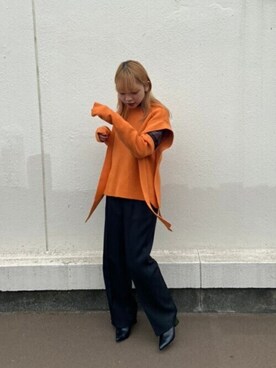 「#instagood」｜「アイテム（パンツ）」を使った、恵利香さん（レディース・156cm）の冬コーディネート