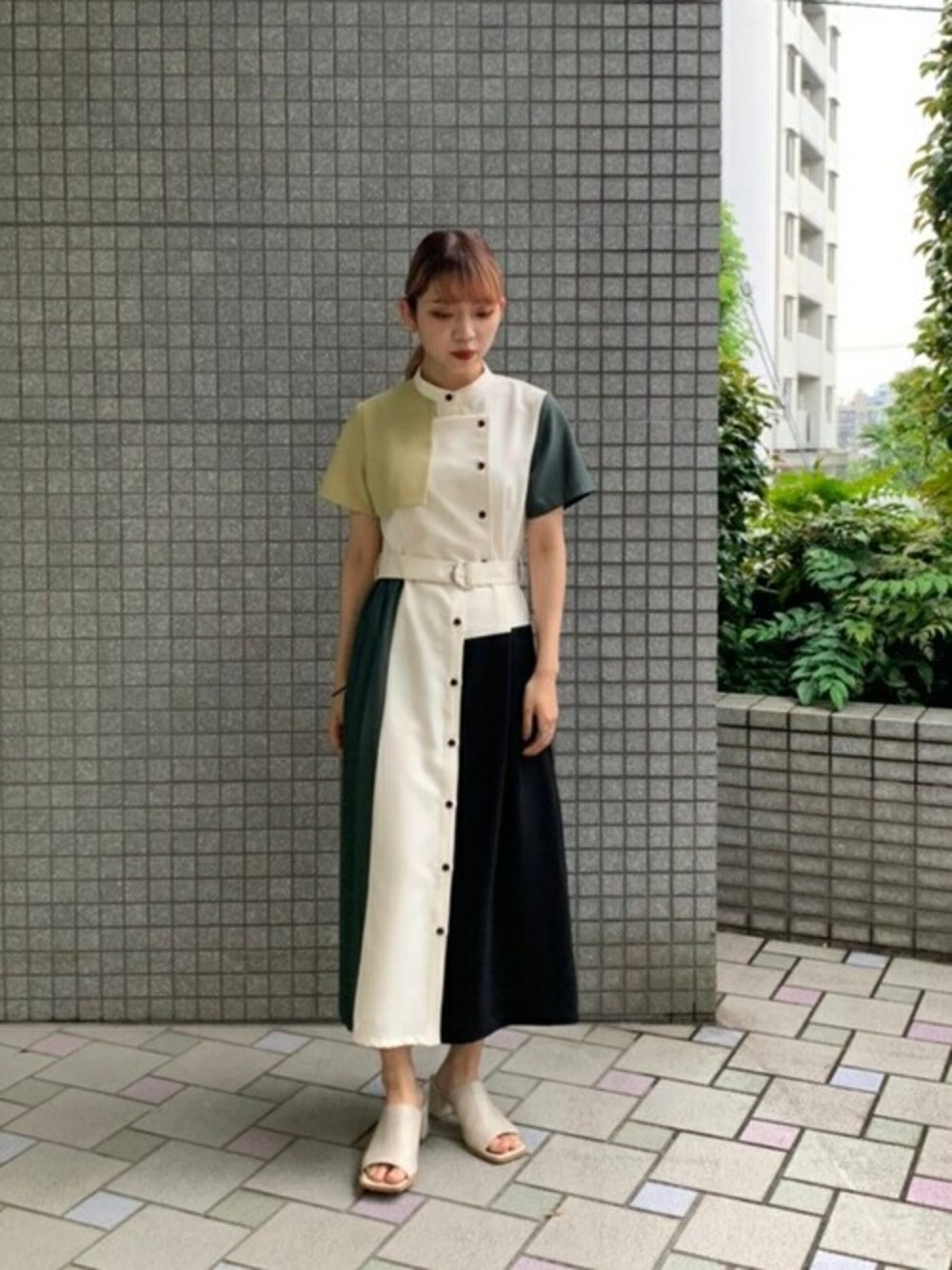 ユナイテッドトウキョウ　美品　ダブルヨークシャツワンピース UNITED TOKYO（ユナイテッドトウキョウ）の「ダブルヨークシャツ