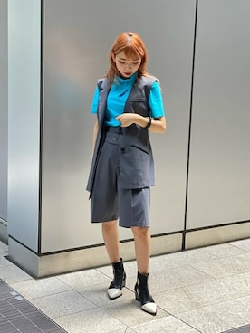 恵利香さん(レディース・156cm)の夏コーディネート