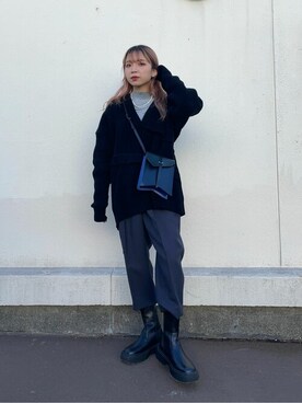 恵利香さん（レディース・156cm）の冬コーディネート