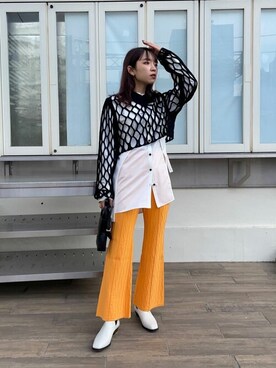 恵利香さん(レディース・156cm)の冬コーディネート