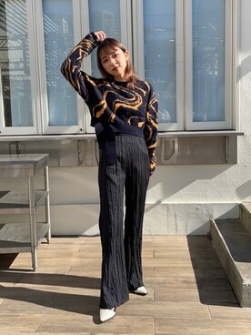 恵利香さん(レディース・156cm)の冬コーディネート