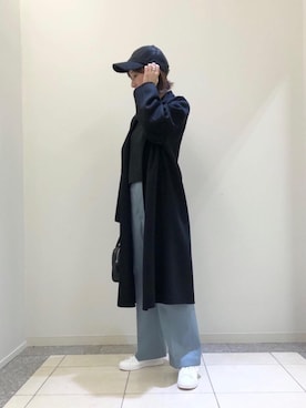 「ASTRAET（アストラット）のアイテム（パンツ）」を使った、安田 智江さん（レディース・161cm）の秋コーディネート