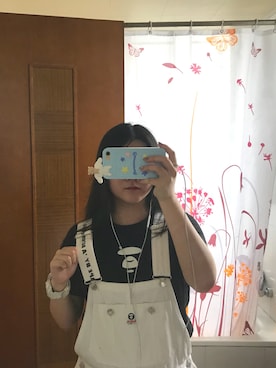「AAPE BY A BATHING APE（エーエイプバイアベイシングエイプ）のアイテム（オールインワン・サロペット）」を使った、Night_dada さん（レディース・155cm）の夏コーディネート