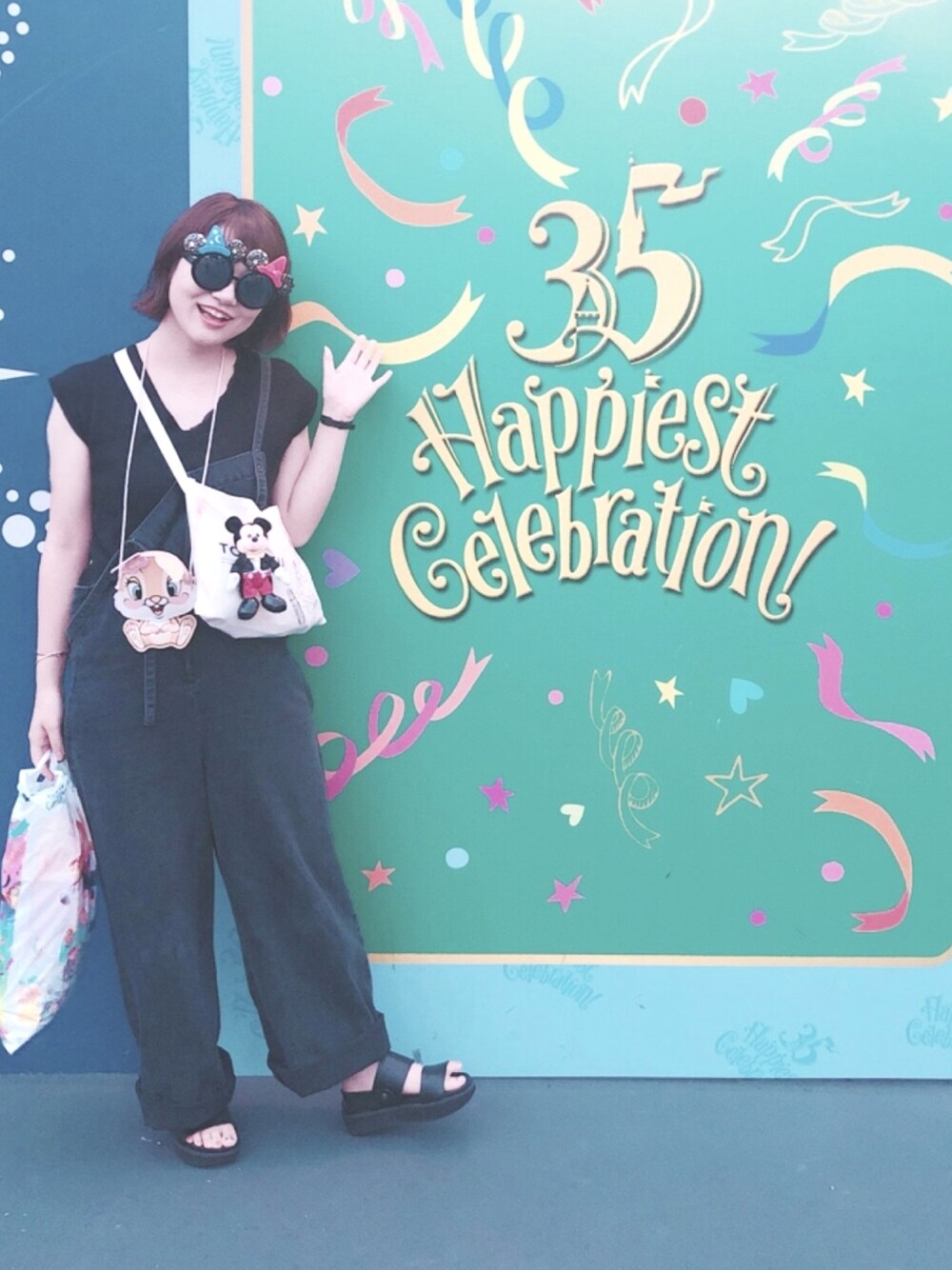 「LOWRYS FARMの2WAYベルトツキサンダル　716181（サンダル、ブラック系）」を使った、shさん（レディース・156cm）の夏コーディネートの1枚目の写真