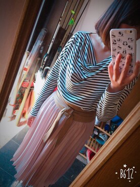 「ara・ara（アラアラ）のアイテム」を使った、みさきさん（レディース・163cm）の春コーディネート