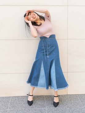 KAHOさん（レディース・170cm）の春コーディネート