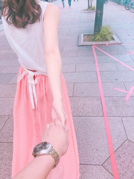 「栄」｜y u r iさん（レディース・162cm）の夏コーディネート