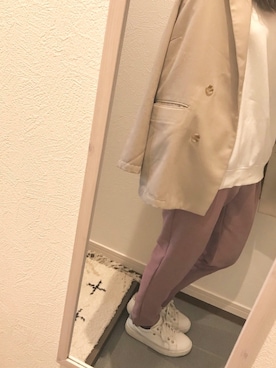 「inter-chaussures（インターショシュール）のアイテム」を使った、yukiさん（レディース・156cm）の春コーディネート