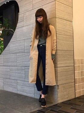 ここさん（レディース・164cm）の春コーディネート