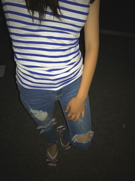 「KUSTOM（カスタム）のアイテム」を使った、Miさん（レディース・154cm）の夏コーディネート