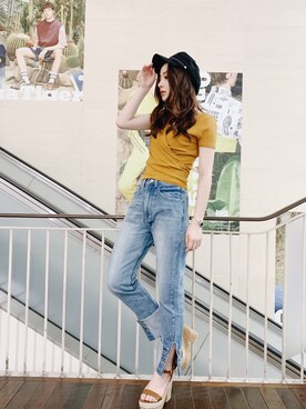 谷口美咲さん(レディース・153cm)の春コーディネート