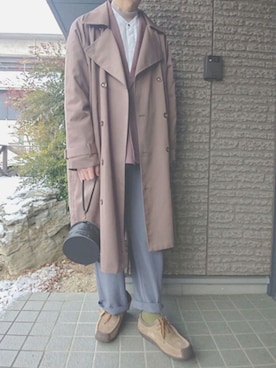 「TIMELY WARNING（タイムリーワーニング）のアイテム（ジャケット/アウター）」を使った、しょーわさん（メンズ・168cm）の冬コーディネート