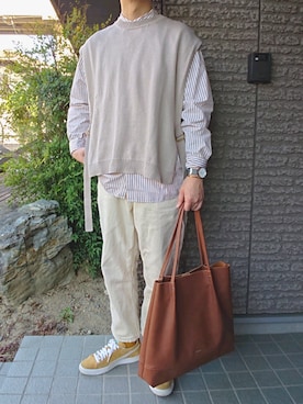 しょーわさん(メンズ・168cm)の春コーディネート