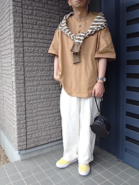 「TIDEWAY（タイドウェイ）のアイテム」を使った、しょーわさん（メンズ・168cm）の夏コーディネート