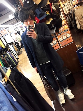 こーさん（メンズ・175cm）の冬コーディネート