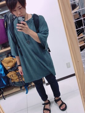 「REPIDO（リピード）のアイテム（アクセサリー）」を使った、こーさん（メンズ・175cm）の秋コーディネート