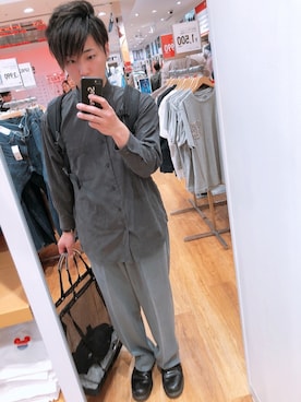 「ERIC CARLE（エリックカール）のアイテム」を使った、こーさん（メンズ・175cm）の春コーディネート