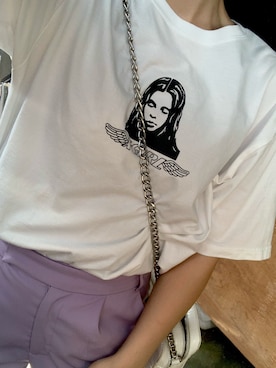 「LOWRYS FARM（ローリーズファーム）のセンタープレスカラーフレアパンツ　870189（その他パンツ）」を使った、naさん（レディース・155cm）の夏コーディネート