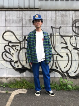 「THUMPERS BROOKLYN NYC USA（サンパース）のアイテム」を使った、KOHEY!?さん（メンズ・169cm）の春コーディネート