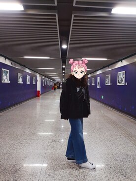 「PULL&BEAR（プルアンドベア）のアイテム（バッグ）」を使った、maxluluさん（レディース・160cm）の春コーディネート